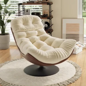 Modern Deep Seat Swivel Chair